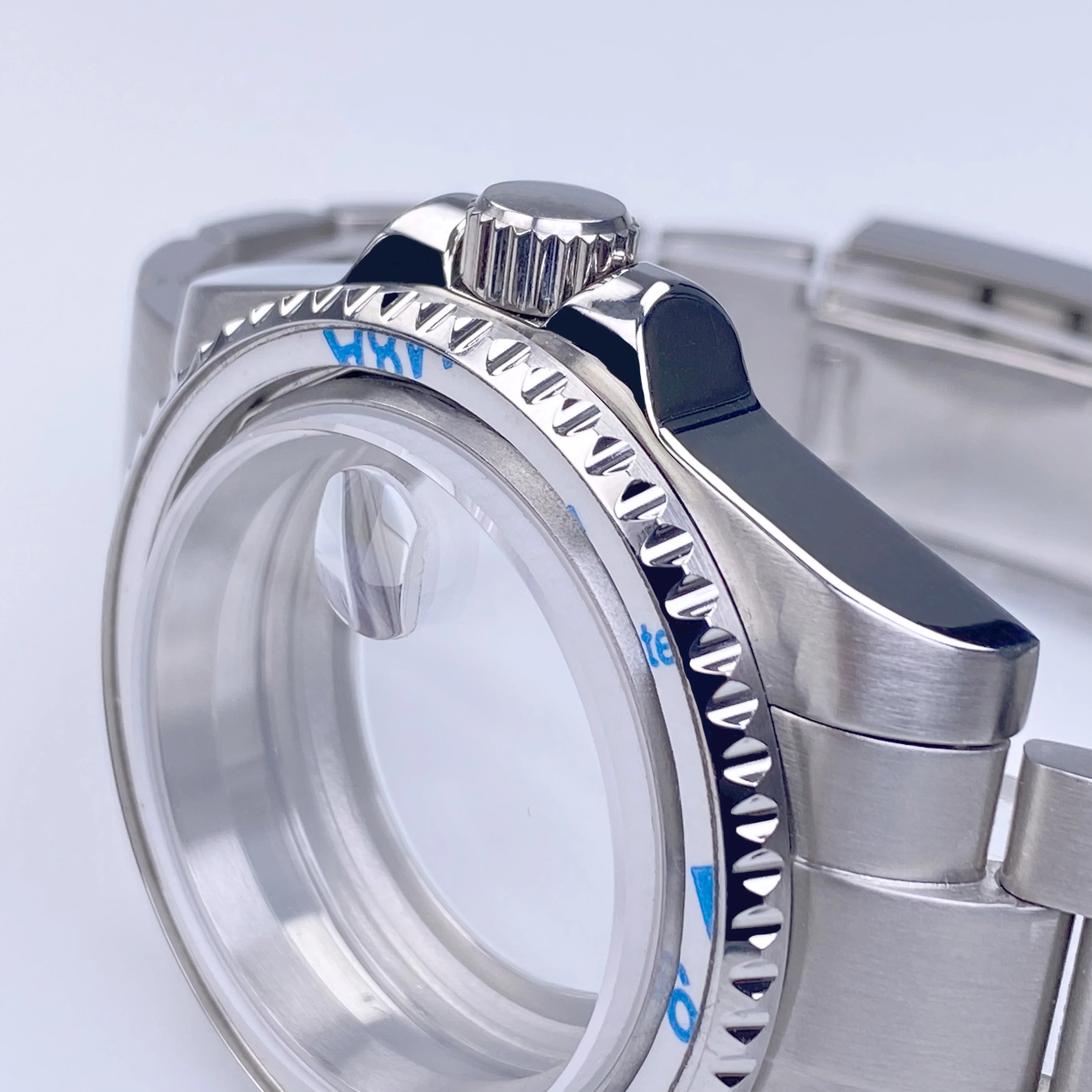 Корпус часов NH35, 40 мм, сапфировое стекло, нержавеющая сталь GMT/SUB NH35, подходит для NH34, NH36, NH38, механизм, циферблат 28,5 мм, аксессуары