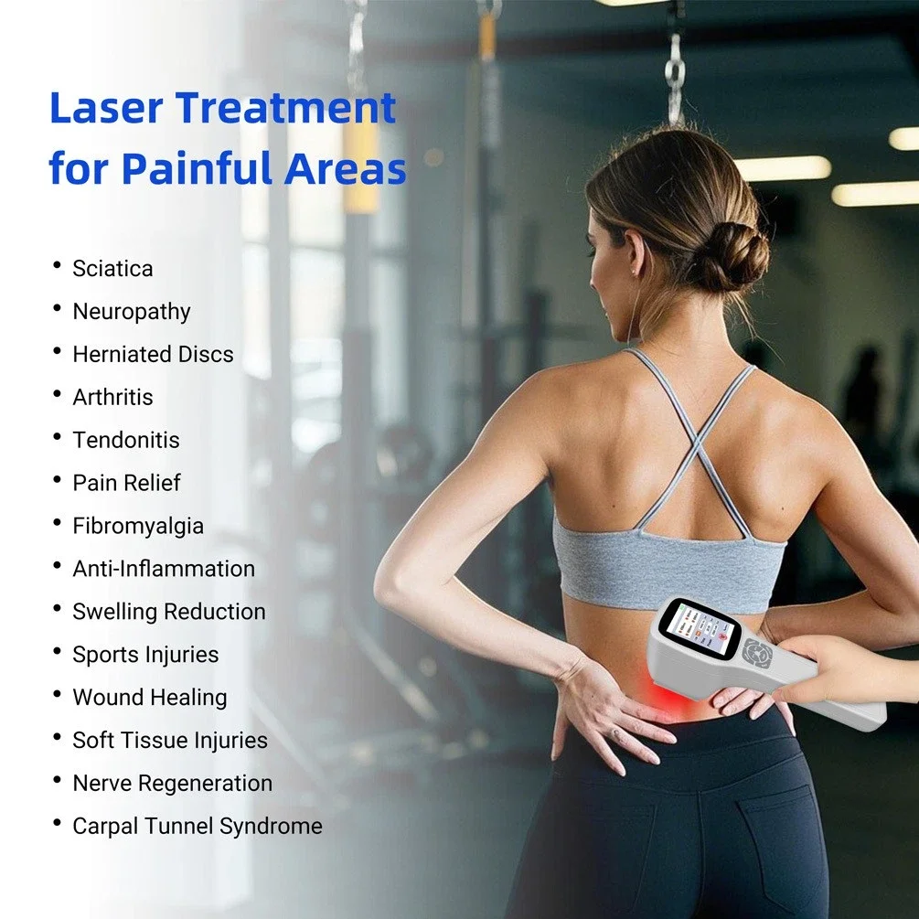 

Многофункциональный лазерный терапевтический аппарат ZJZK (650 нм, 808 нм, 905 нм, 980 нм) с сенсорным экраном для портативной лазерной терапии красным и ближним инфракрасным светом при хронической боли