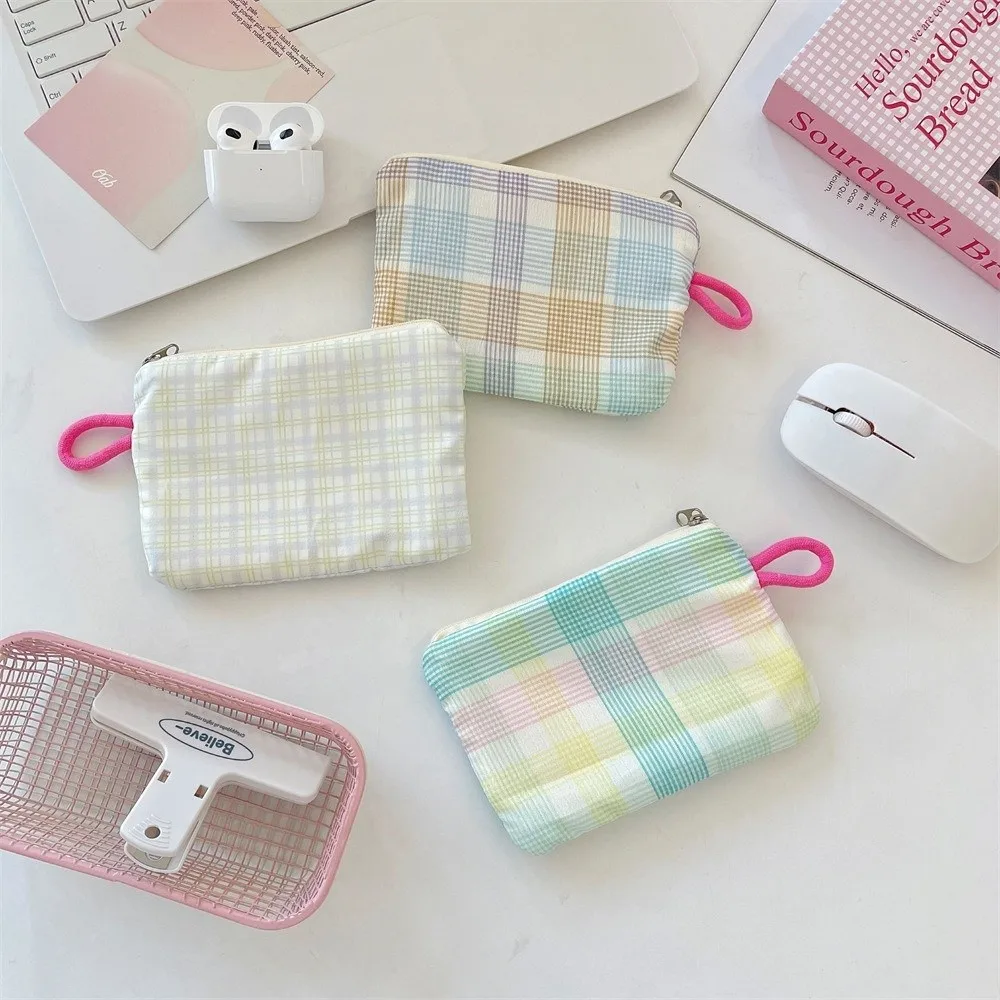 الهدايا الطازجة طباعة عملة المحفظة قماش أكياس تخزين أحمر الشفاه الصغيرة المحمولة حقيبة سماعة الاذن