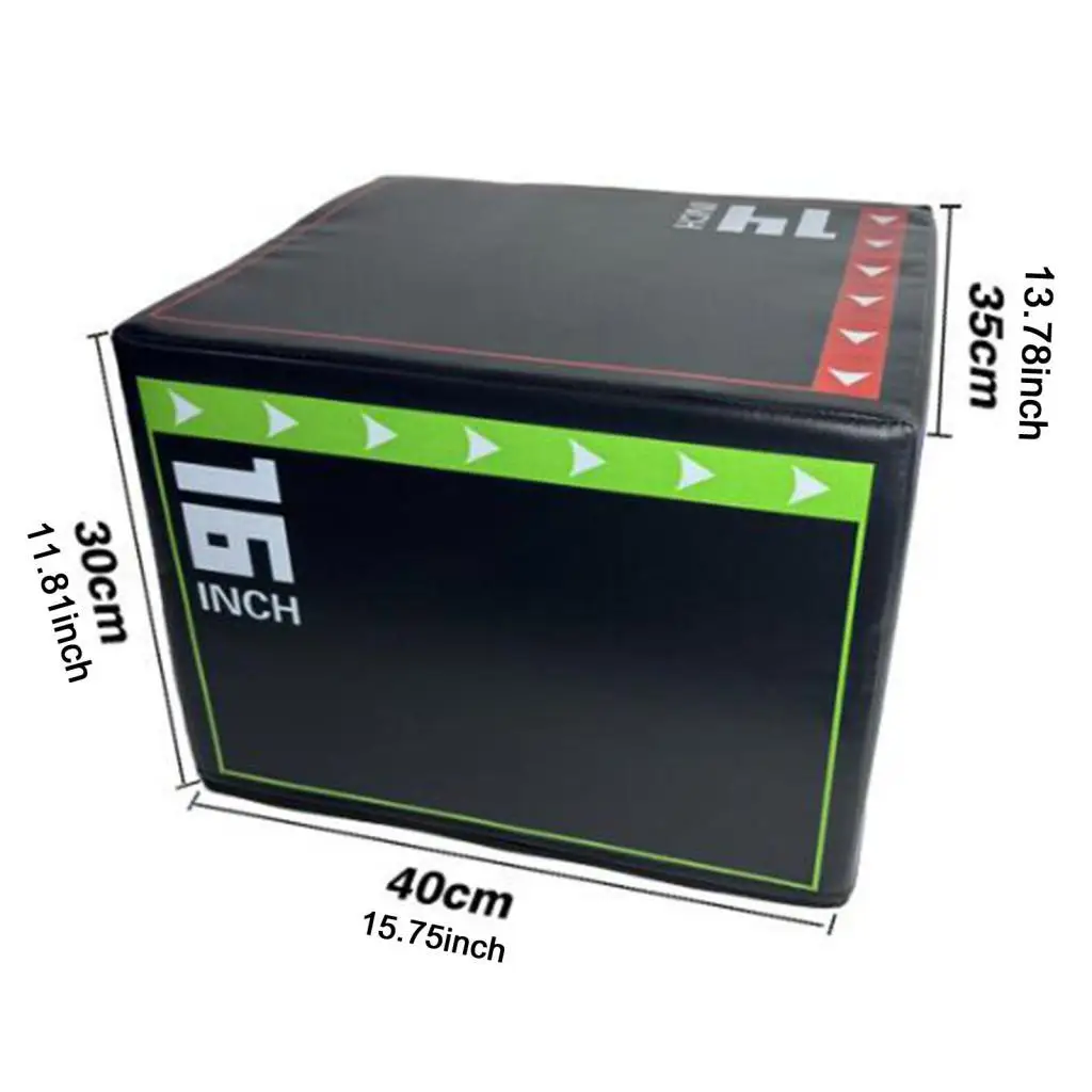 3-in-1Jump Box Plyometric Box for Strength Training Cardio Jumping Lunges Home Gym Fitness Equipment with Non-Slip Stability view 6