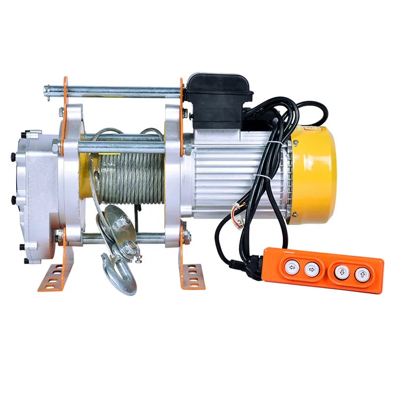 

Multifunctional electric hoist 220V winch 1 ton electric hoist 380V household lifting crane with sports car