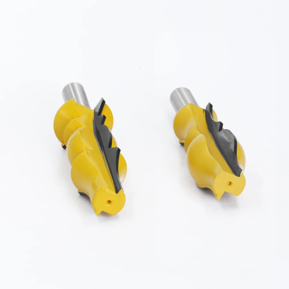 Imagem -03 - Lavie-grande Reversível Crown Molding Router Bit Grupo Apoio de Braço Linha Groove Fresas de Madeira Carpintaria Mc03051 12 mm 1pc
