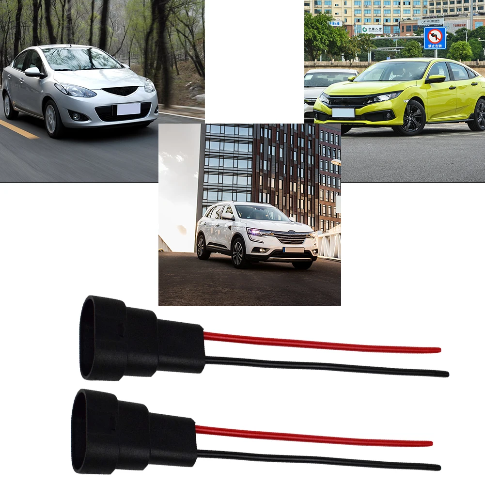 

1 Pair 9005 9006 Socket Wiring Harness Headlight Fog Lamp Male Connector Pig Tail Applicable Voltage 12v-24v 140x30x20mm