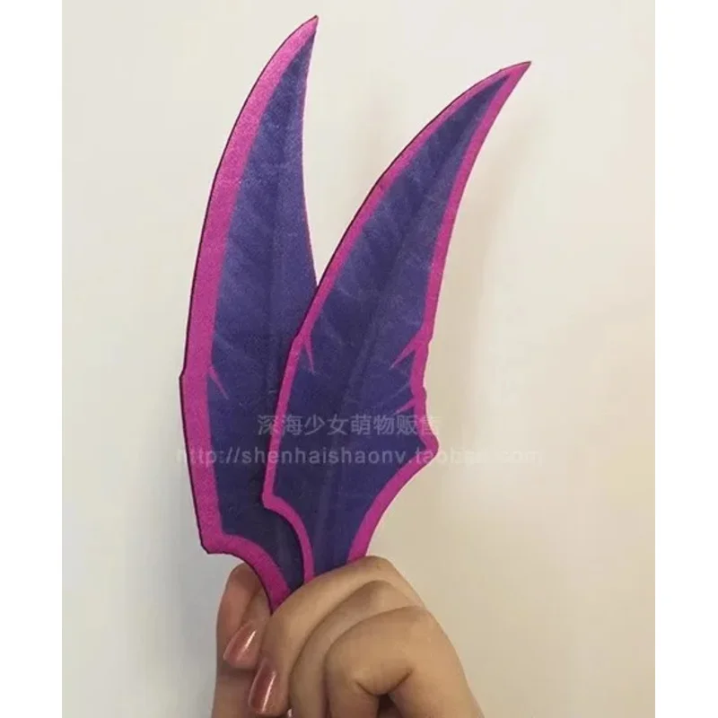 

DY20LOL Косплей Ракан и Кенayah Обувь Косплей Костюм Аксессуары Перо Кинджал Парик для Женщин Мужчин Реквизит Головные Уборы25