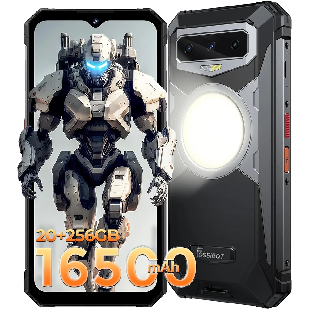 FOSSiBOT F102 16500mAh Rugged Phone 120Hz 12GB+256GB