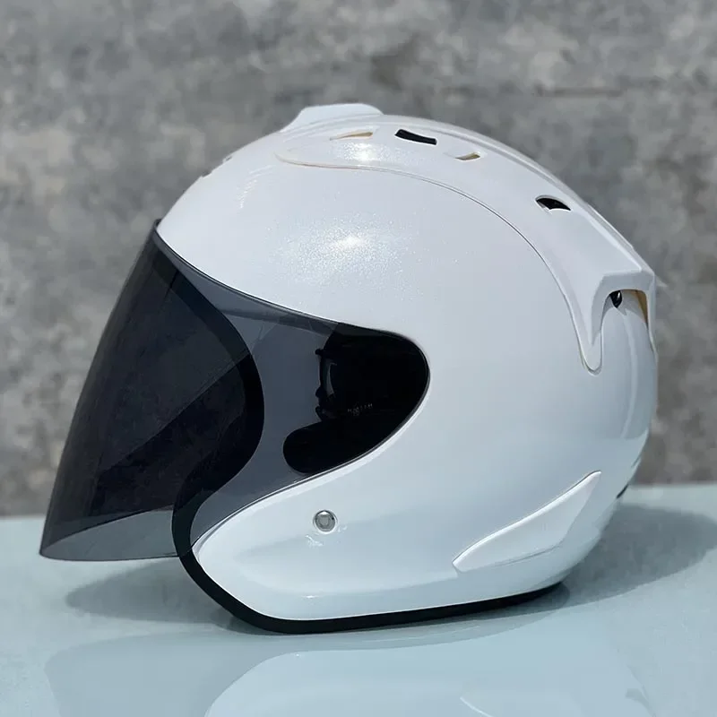 

Ram4 Bright White Half Helmet Motorcycle Off-Road Summer Helmet Downhill Racing Mountain Cross Casco Capacete Men and Women