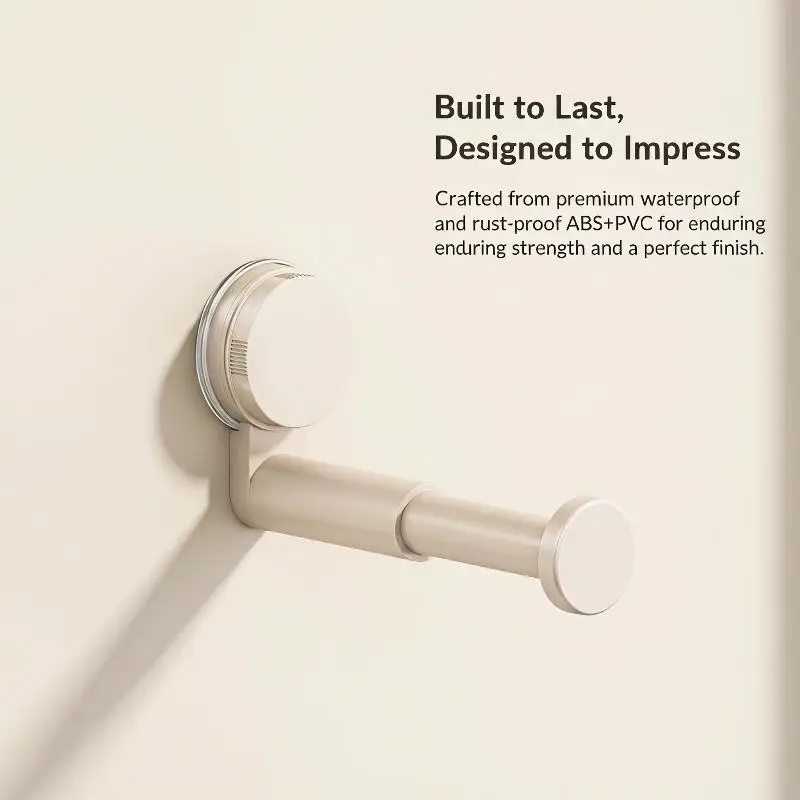 Suction Cup Hanger Organizer Retractable No Drill Reusable Strong Suction Hook for Bathroom Dorm Room Storage