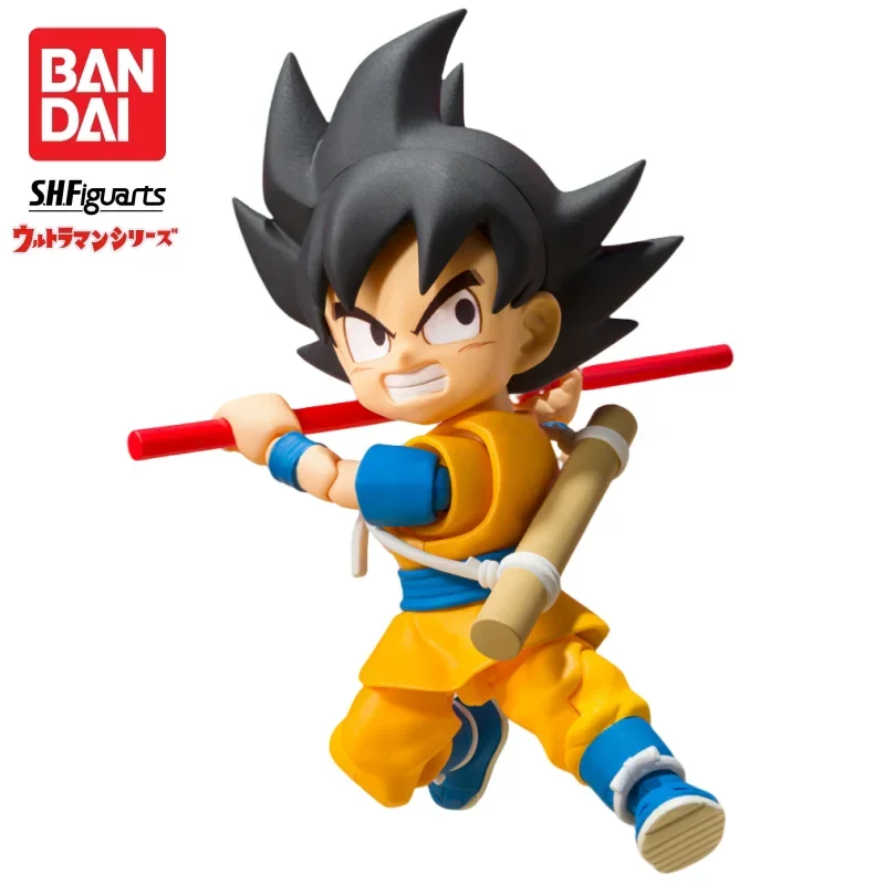 In Stock Bandai S H Figuarts Original  Son Goku Mini Action Figure Model Doll Brand New Boxed Toys Model Garage