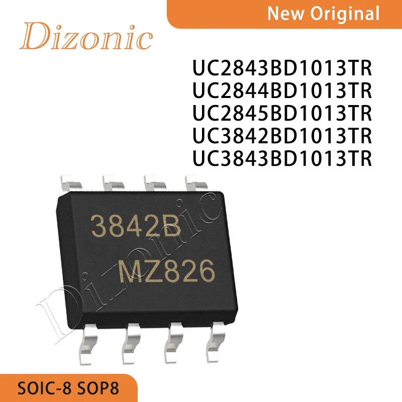 

UC2843/2844/2845BD1013TR UC3842/3843BD1013TR PWM Controller 500kHz Current Mode SOIC-8 Industrial -25~85℃ In Stoc