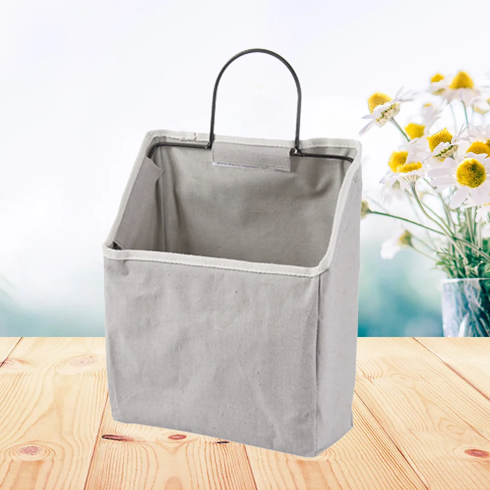 

Clothes Storage Bag Organizer Practical Grey Door Hanging Household Wall-mounted