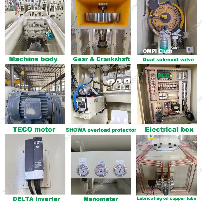 for 25 35 45 60 80 110 160 200 315 tons Power Press Machine for Metal Drawing Cutting Bending Industrial Factory Use High