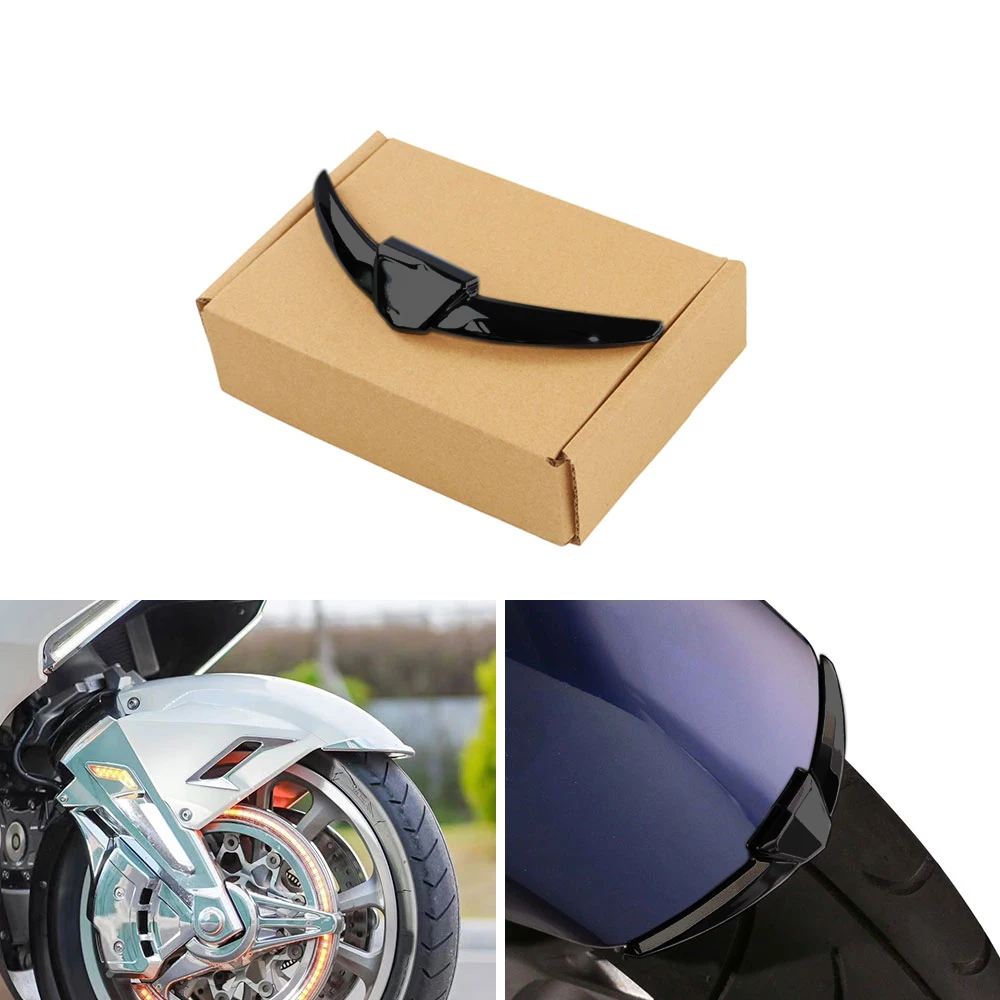 Cubierta decorativa para motor trasero y delantero de motocicleta, accesorios para Honda Goldwing GL1800, color negro cromado, compatible con Gold