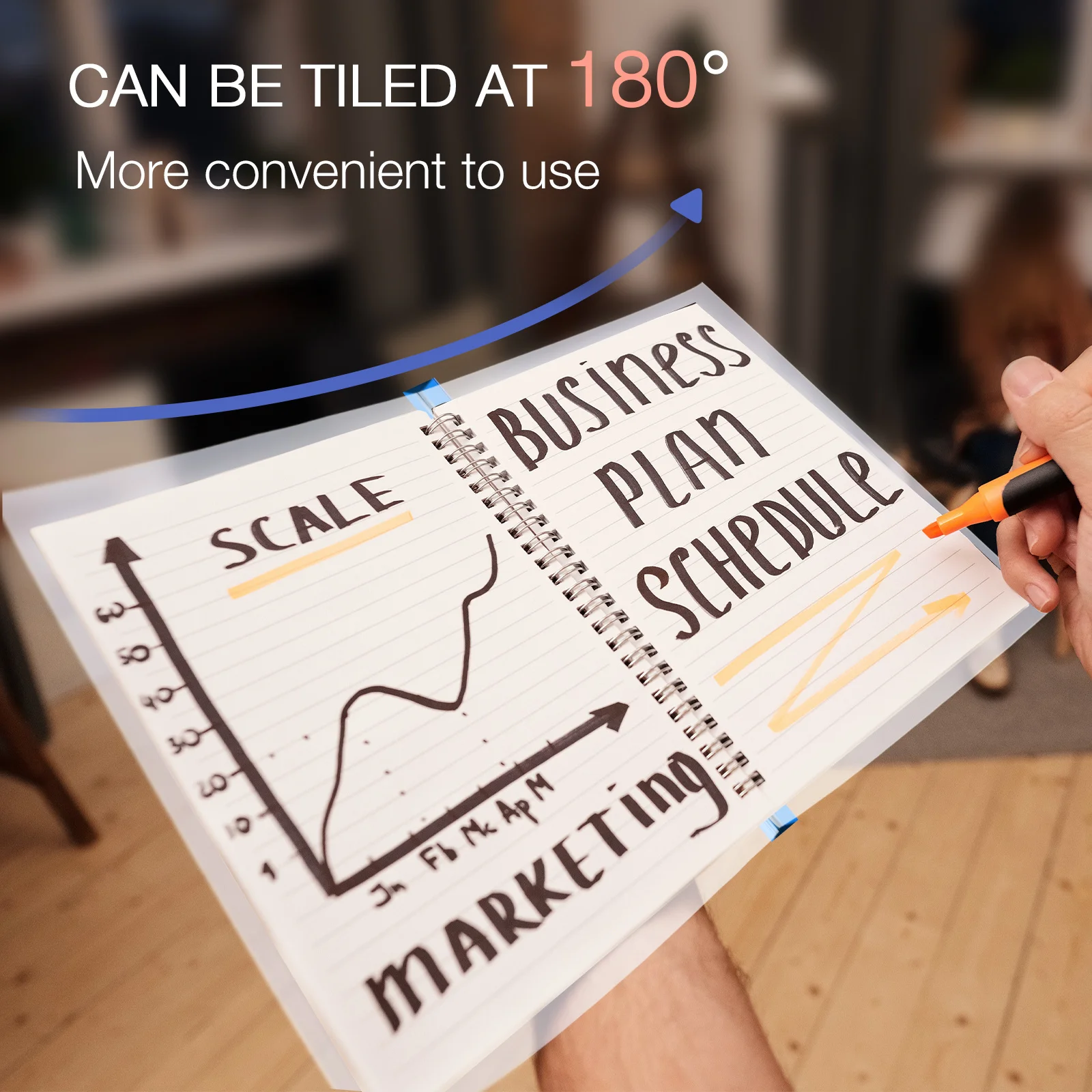 10 قطعة A4 مجلدات الملفات تصميم شفاف رسم قضبان عدم الانزلاق المشابك للوثائق أوراق الاختبار مجلدات الملفات شفافة #1