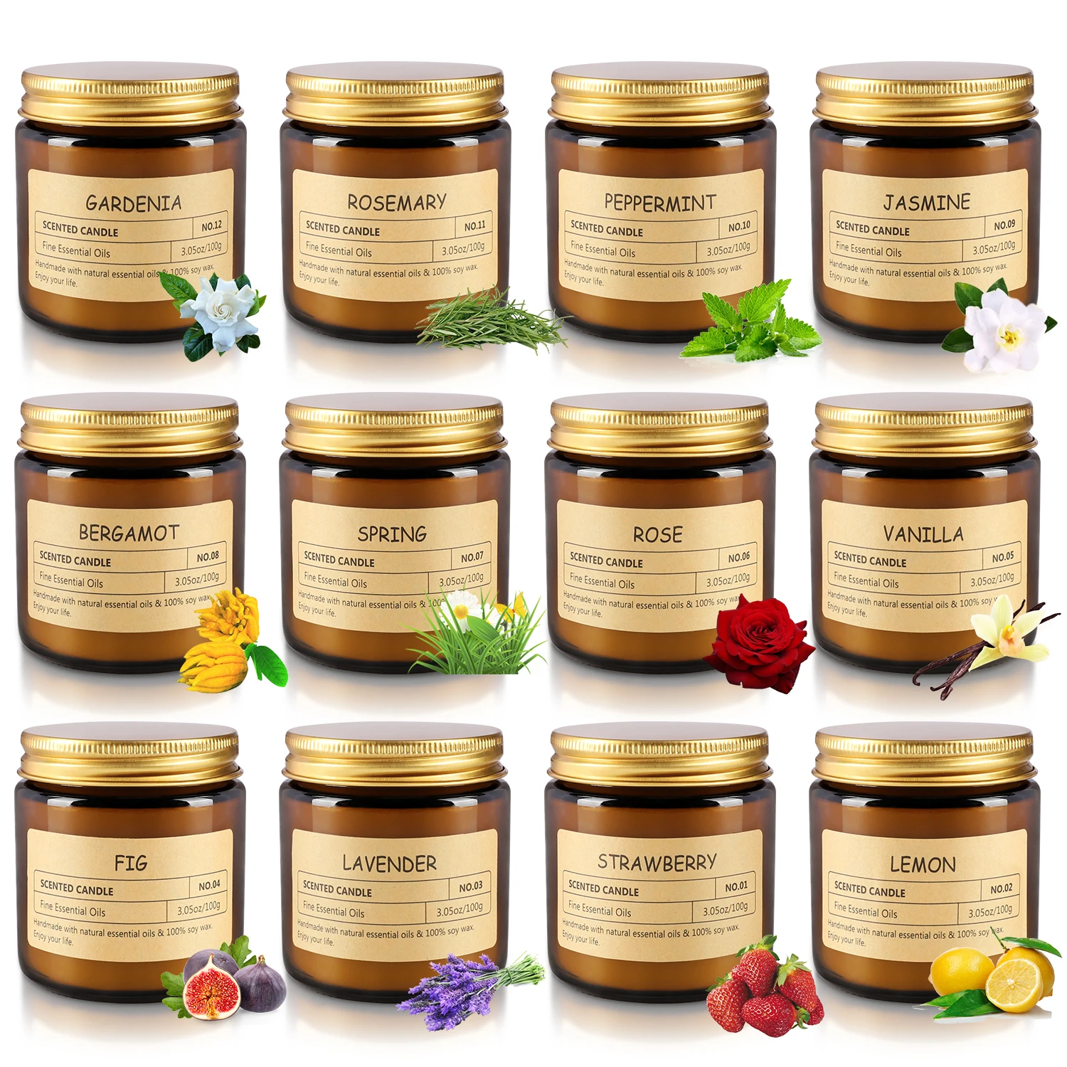 12 sachet scented candles with - Fragrance In Home recension och pris