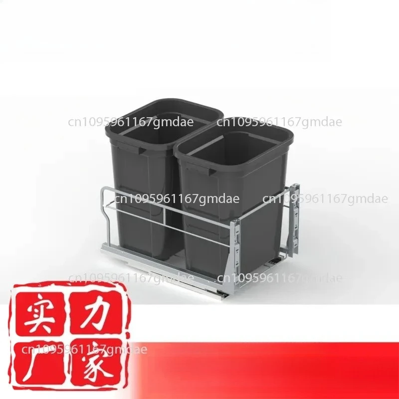 

Spot slide cabinet pull-down trash can, rack under sink trash can rack adjustable pull-out trash can