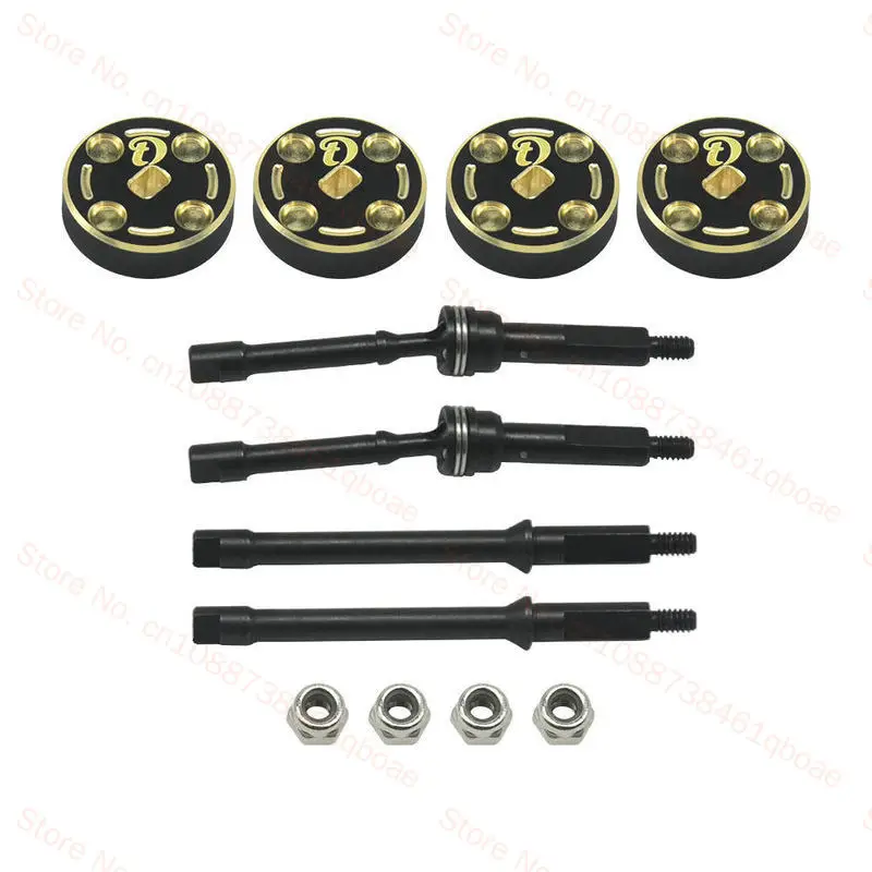 Axial Scx30 Remote control car metal upgrade accessories shock absorber Wheel hub Tire frame Wave box Drive shaft axle housing