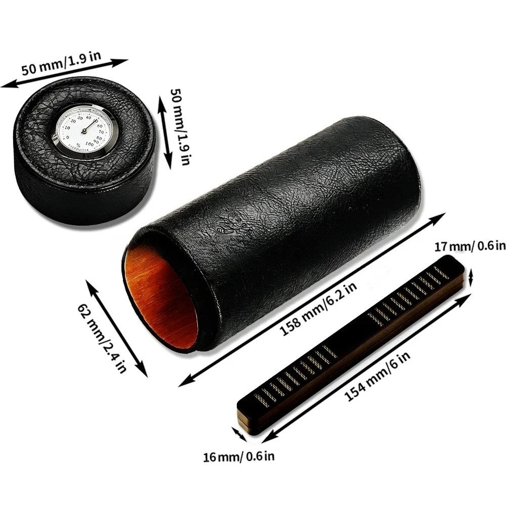 leather-cigar-tube-jar-portable-cedar-wood-humidor-box-cigar-case-w-humidifer-hygrometer-fit-5-cigars-humidor