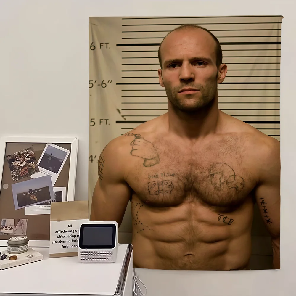 Actor J-Jason Statham flag For Living Room Home Dorm Decor Art Home Party Picnic Decor Banner