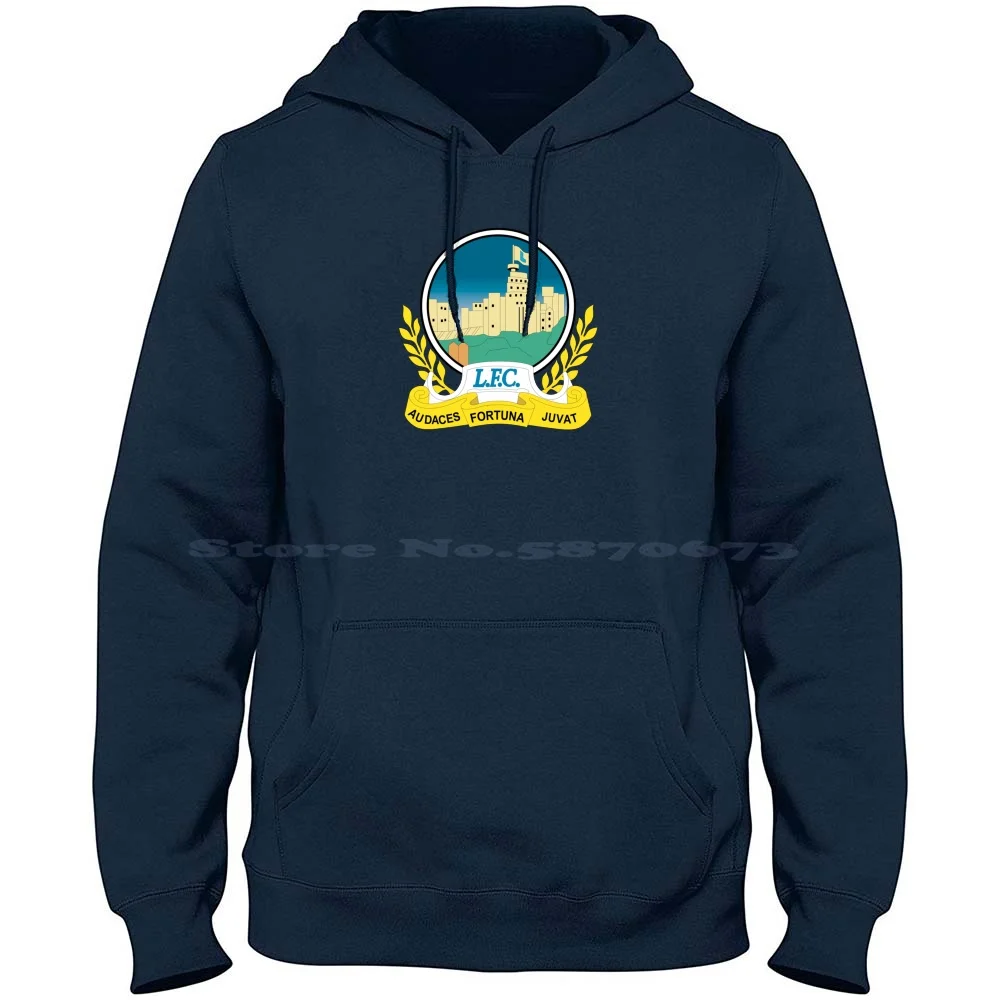 Linfield Football Sports Fans From Belfast Northern Ireland 100% Cotton Hoodie Football Sports Fans Belfast Northern