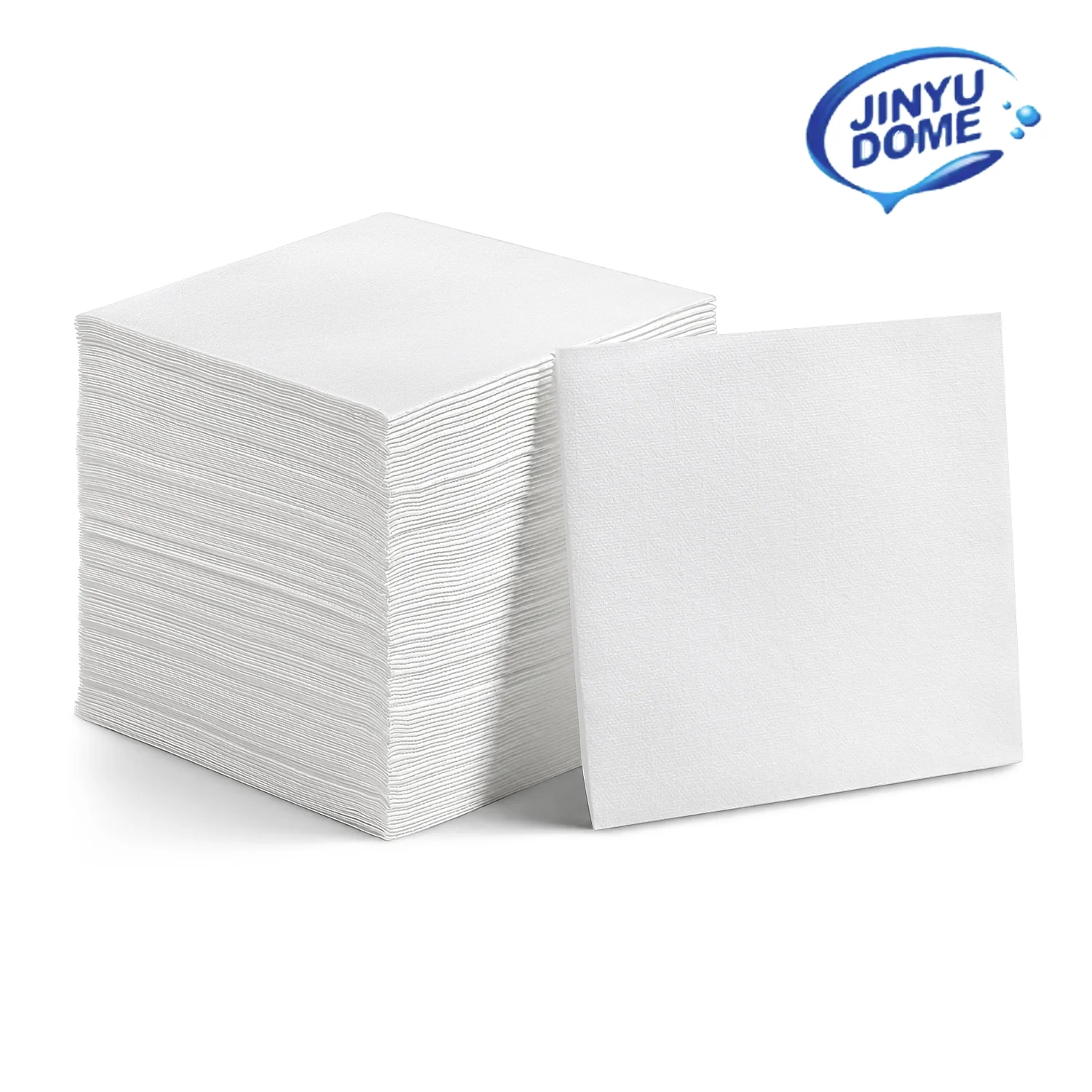 JINYUDOME 25/50/100PCS Linen Feel Cocktail Napkins,Disposable Paper 7.87x7.87in,Folded Square For Wedding,Party,Events,Cafe,Bar