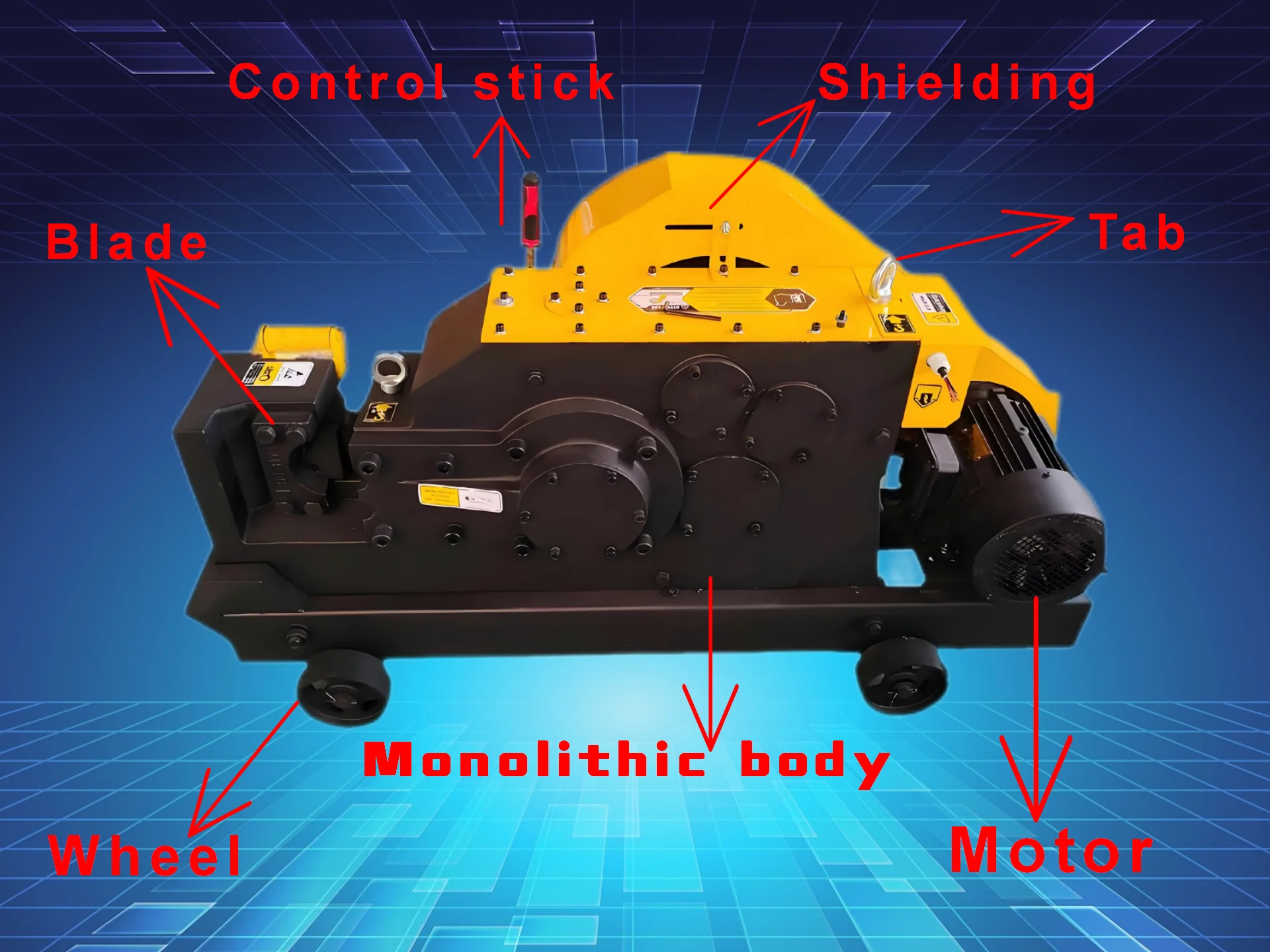 Steel Bar Cutting Machine Single Operated Cutter Factory Direct Sales High Quality