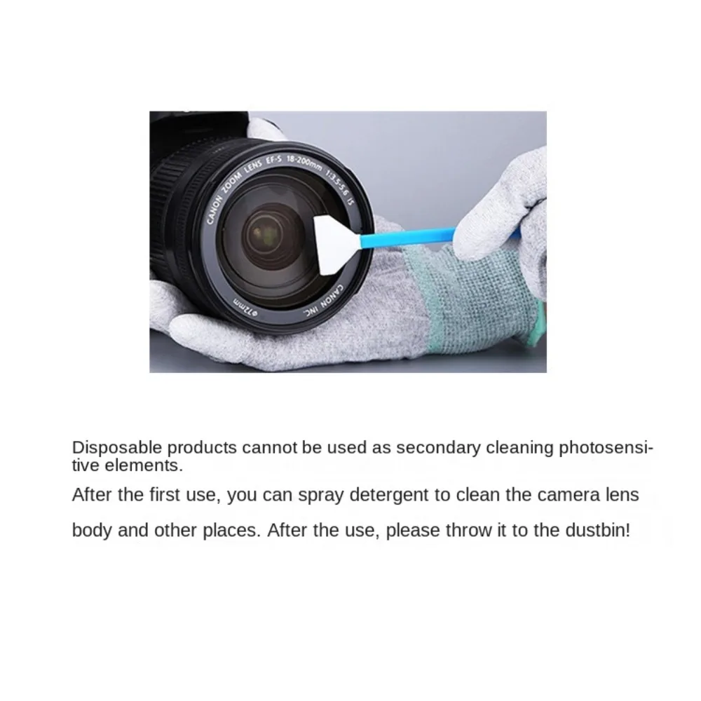 Camera Cleaning Tool For Full-Frame APS-C Sensors Cleaner Swab Ultra CCD CMOS Sensor Sensor Cleaning Kit For Digital Camera's