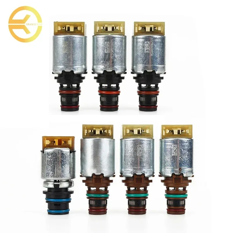 6R80 7PCS Transmission Valve Body Solenoids Kit Fit for Ford Explorer Ranger Mustang Territory Transit Everest F-150 2011-2017