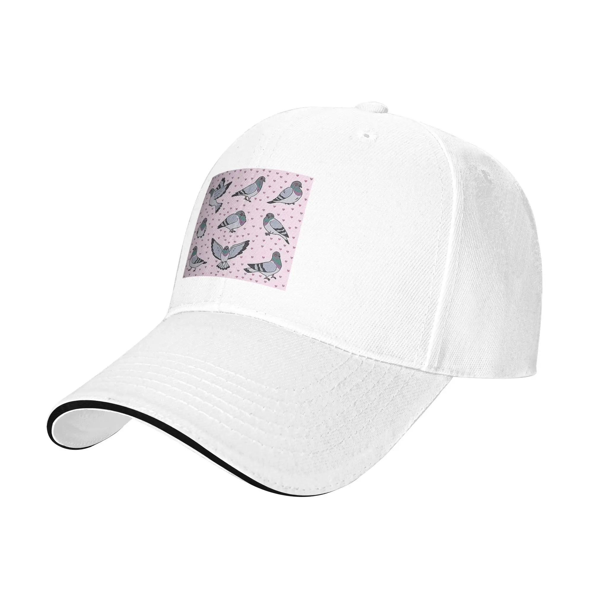 Cute cartoon Pigeons pack Cap Casual Baseball Caps Adjustable Hat Hip Hop Summer Unisex Baseball Hats Customizable Polychromatic