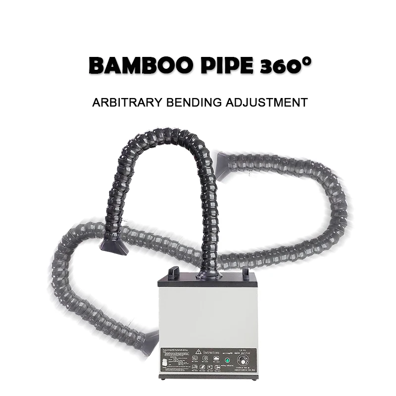 

HotFactory price hot selling low-noise flexible Welding Smoke Absorber Air Purifier for USB data cable soldering machine