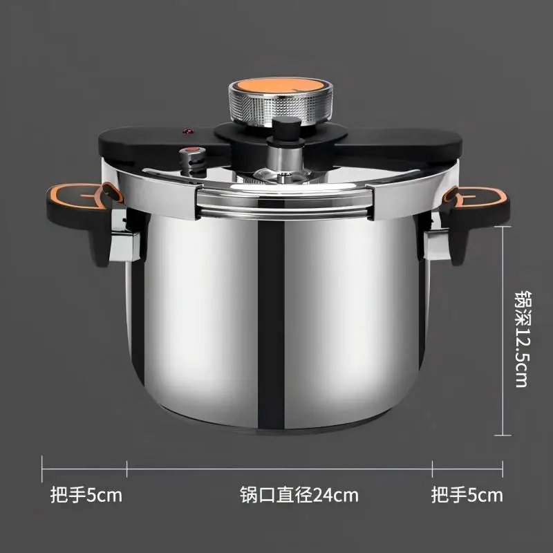 Compact Stainless Pressure Cooker 6