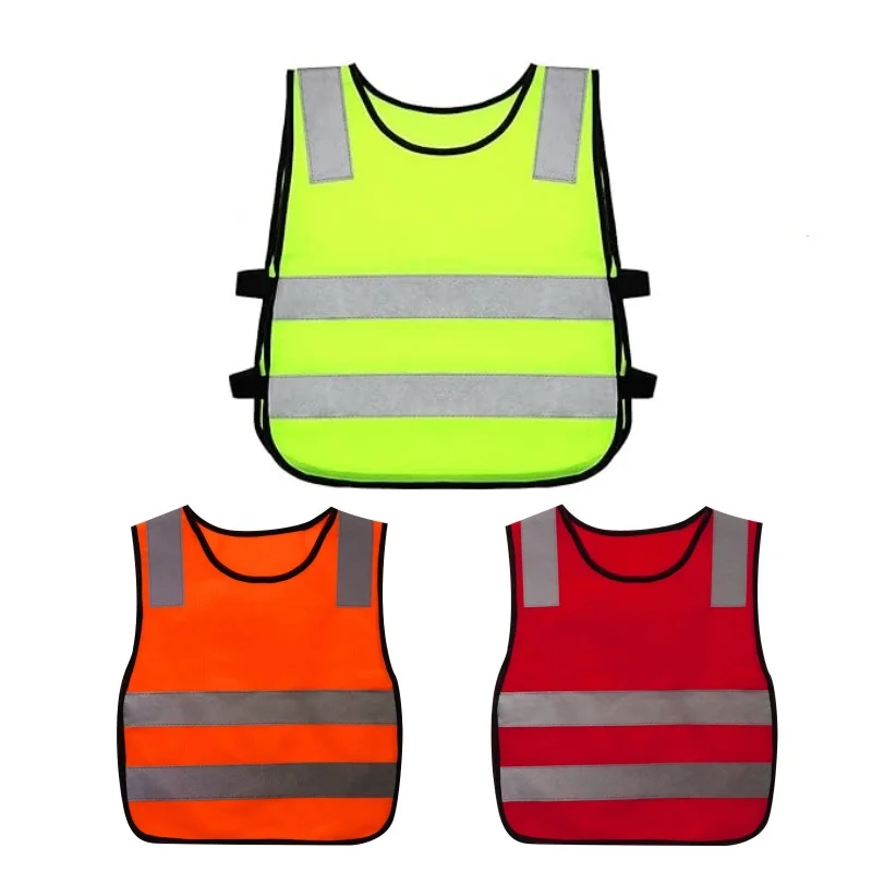 Kids Reflective Vest Child Safety Visibility Vest Kids Safety Vest Construction Vest for Cycling Ski Running