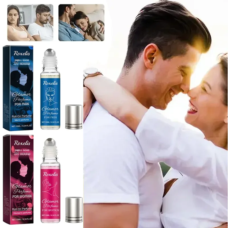 10 ml Pheromon-Roller-Parfüm für Männer/Frauen, langanhaltend, natürlich, erfrischend, Körperessenz-Duft, lockt Männer/Frauen, Dating-Parfüm an