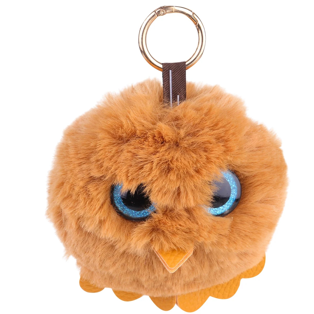 سلسلة مفاتيح على شكل بومة هيربول، كاكي، مادة ممتازة، حلقة مفاتيح فريدة لحقيبة الظهر، تزيين المفاتيح، هدية تخرج رائعة