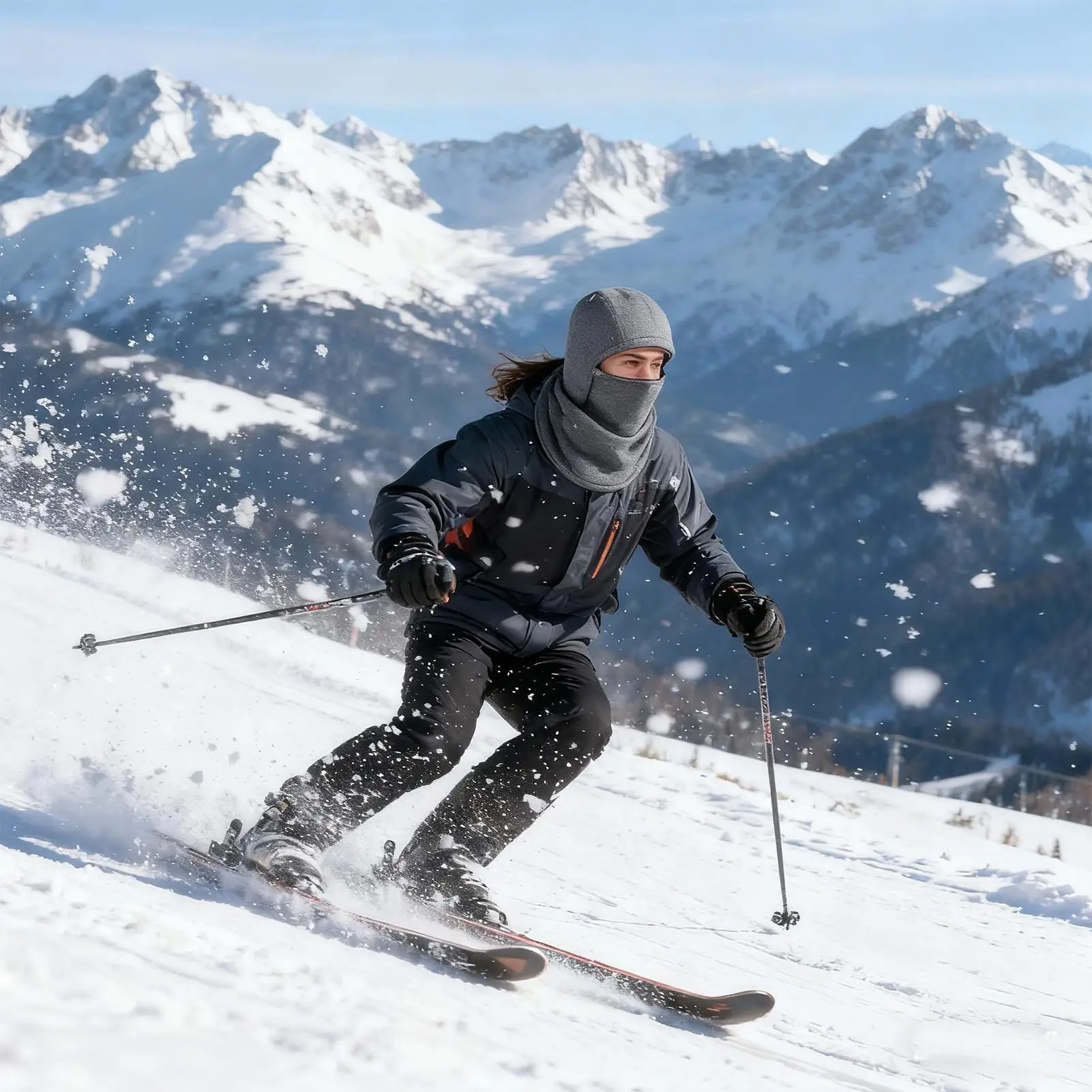 

Winter Face Cover Windproof Waterproof Thermal Hat Outdoor Snow Warm Hat Skiing Hood For Women Adults Outdoor Motorcycle Cycling