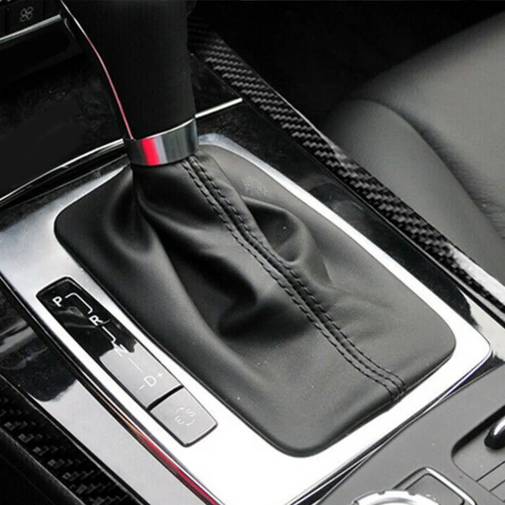 No Modifications Needed Carbon Fiber Gear Shift Cover Easy Installation Enhance Interior Aesthetics Perfect Fitment