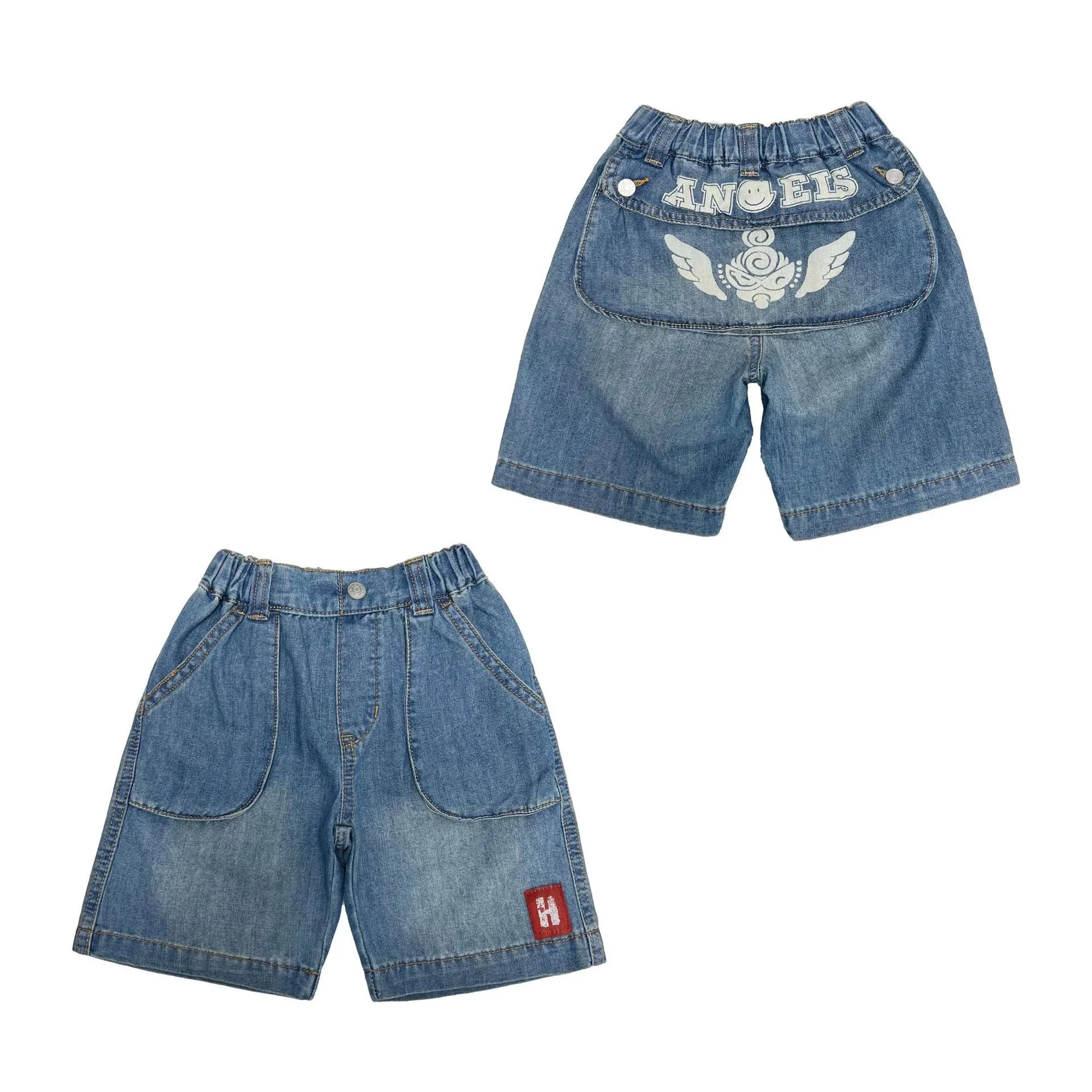 

Children's Versatile And Comfortable Japanese Style Outfit Cute Cartoon Denim Shorts For The New Summer Of 2025