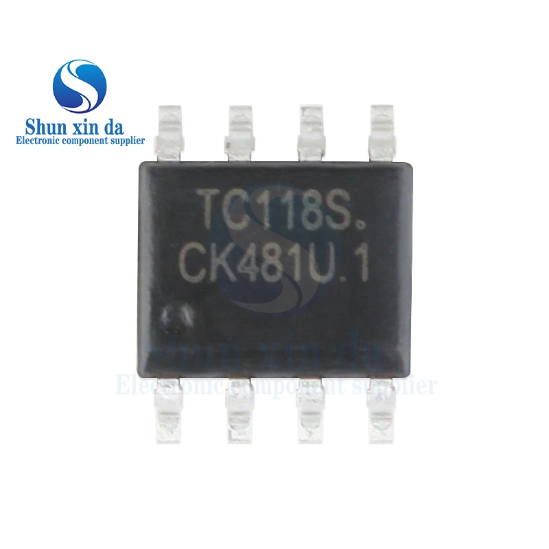 10PCS TC118S TC118 SOP-8 SMD 모터 드라이브 칩 단일 채널 DC 모터 드라이버 IC