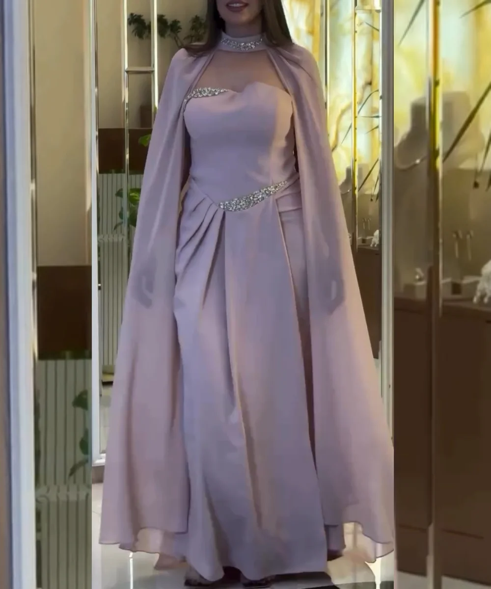 

Customized Formal Jersey Sequined Pleat Pattern A-line Strapless Long Dresses Bespoke Occasion Celebrity Exquisite