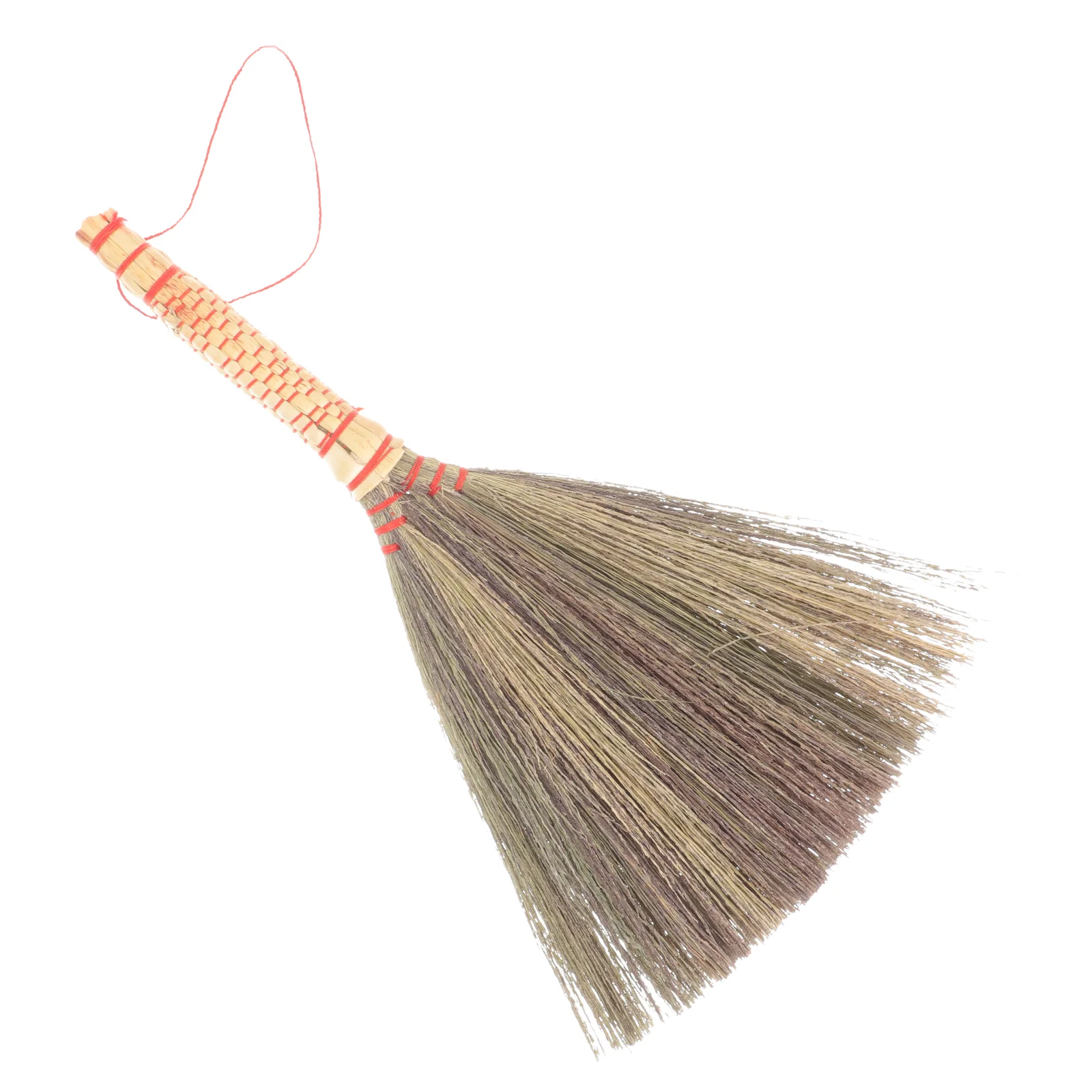 Straw Tiny Broom Small Embellishments for Crafts Witch Home Cleaning Supplies Ivory Office Computer Duster