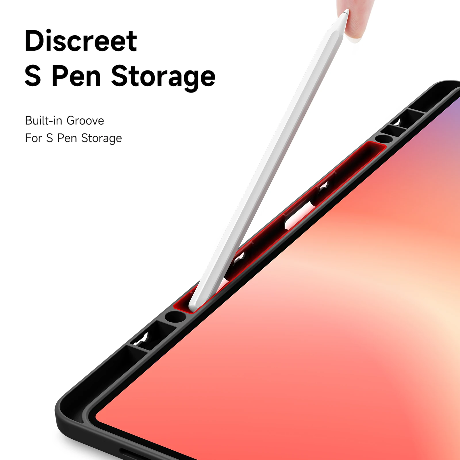 DUX DUCIS Case for Samsung Tab S11/S12 Ultra S11 A11/A9 Plus S12+ Detachable Clear Cover with S Pen Holder & Auto Wake/Sleep image 3