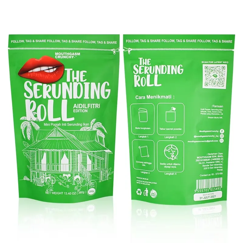 Custom Printed Mylar Bags | Food Grade PETPE Matte Pouch | 3.5g Snack Candy Zipper Bag | Aluminum Foil Stand Up Packaging