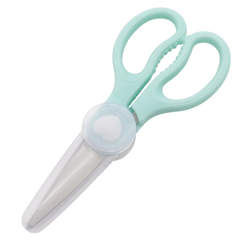Dobeli Stainless Steel Blade Children Complementary Food Shears PP Handle Scissors Kitchen Utility Accessories for Kids
