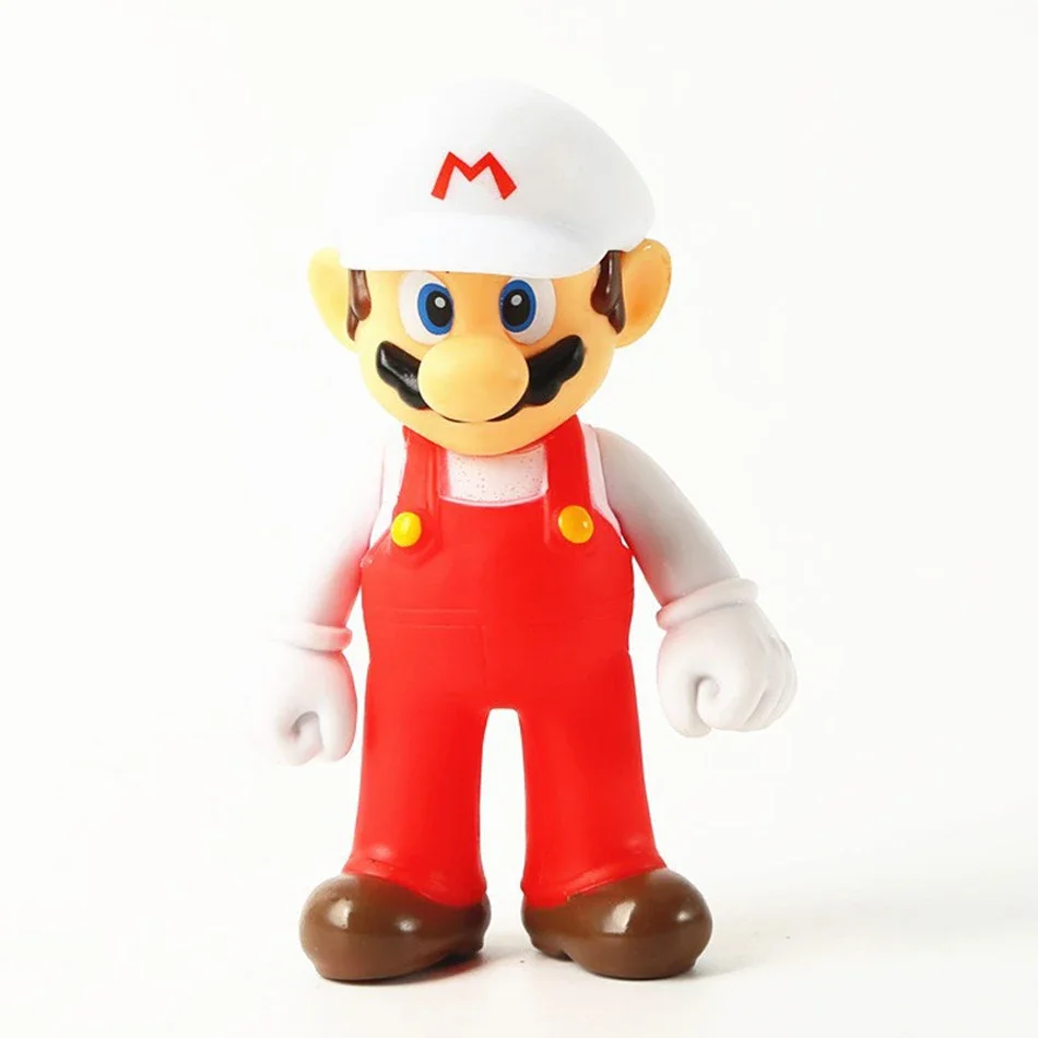 Super Mario Bros Cartoon Poppen Model Verjaardagscadeau Anime Figuren Luigi Yoshi Mario Creatief verzamelmodel speelgoed. *