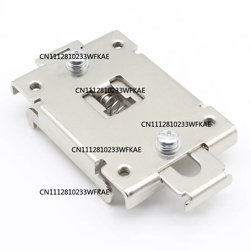 1pcs single phase SSR 35MM DIN rail fixed solid state relay clip clamp with 2 mounting screws