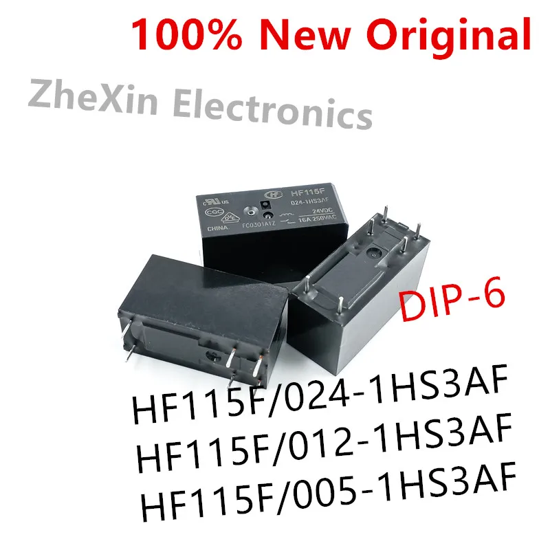 10PCS/Lot  HF115F/024-1HS3AF 、HF115F/012-1HS3AF 、HF115F/005-1HS3AF  New original power relay HF115F-024-1HS3AF、HF115F-012-1HS3AF