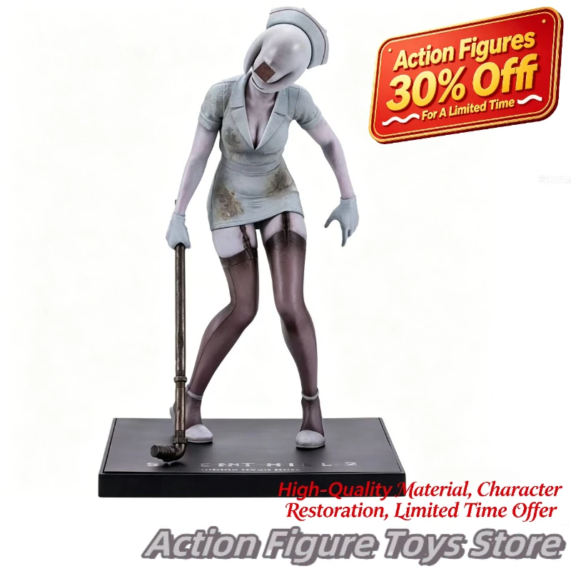 

Games/Anime/Peripherals/Figures Bubble head faceless nurse 1/7 Doll model Desktop Ornaments gift trendy fun static ornament