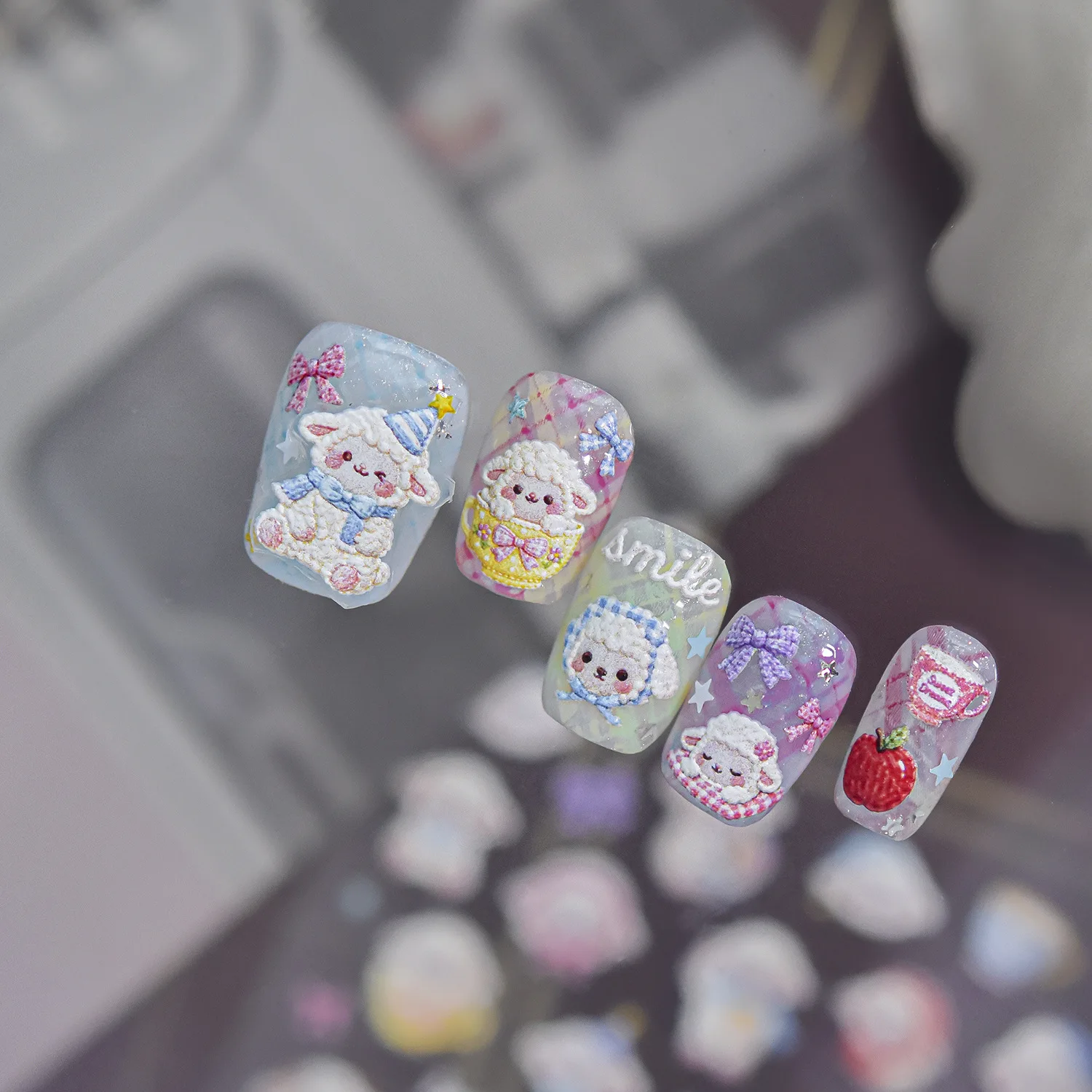 Tatlı 5D Nakışlı Tırnak Çıkart - Embroidery Converter incelemesi ve fiyatı