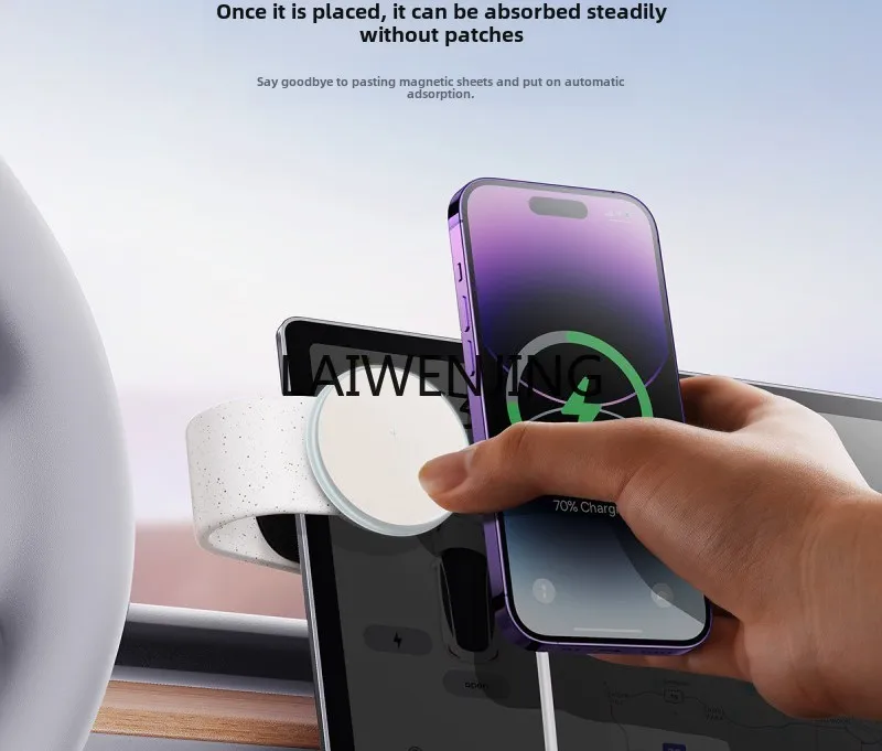 HLZ car wireless charger, special multi-functional support for magnetic mobile phone holder