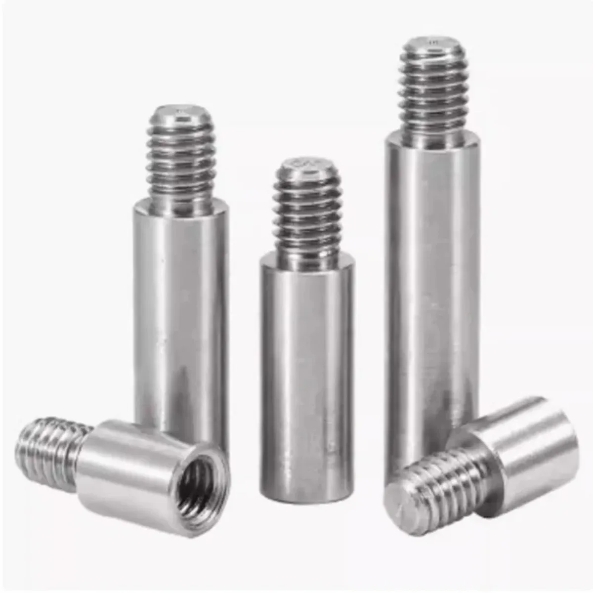 304 Stainless Steel Threaded Pillar Male to Female Round PCB Standoff Spacer Single Head Column M2 M2.5 M3 M4 M5 M6 M8 M10