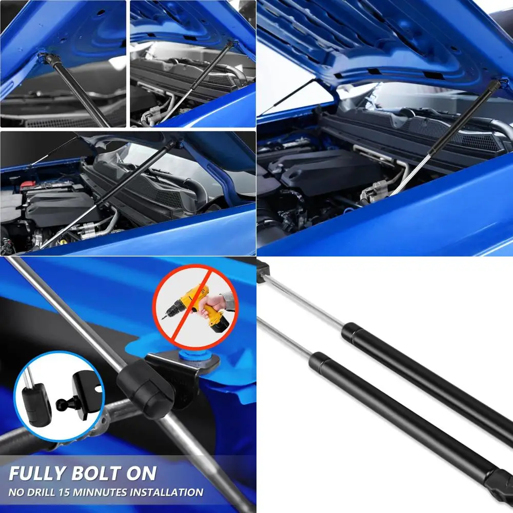 

Улучшенные стойки капота для Chevy Colorado/GMC Canyon 2023-2026 гг. — передние газовые амортизаторы без сверления, совместимые с аксессуарами Chevrolet